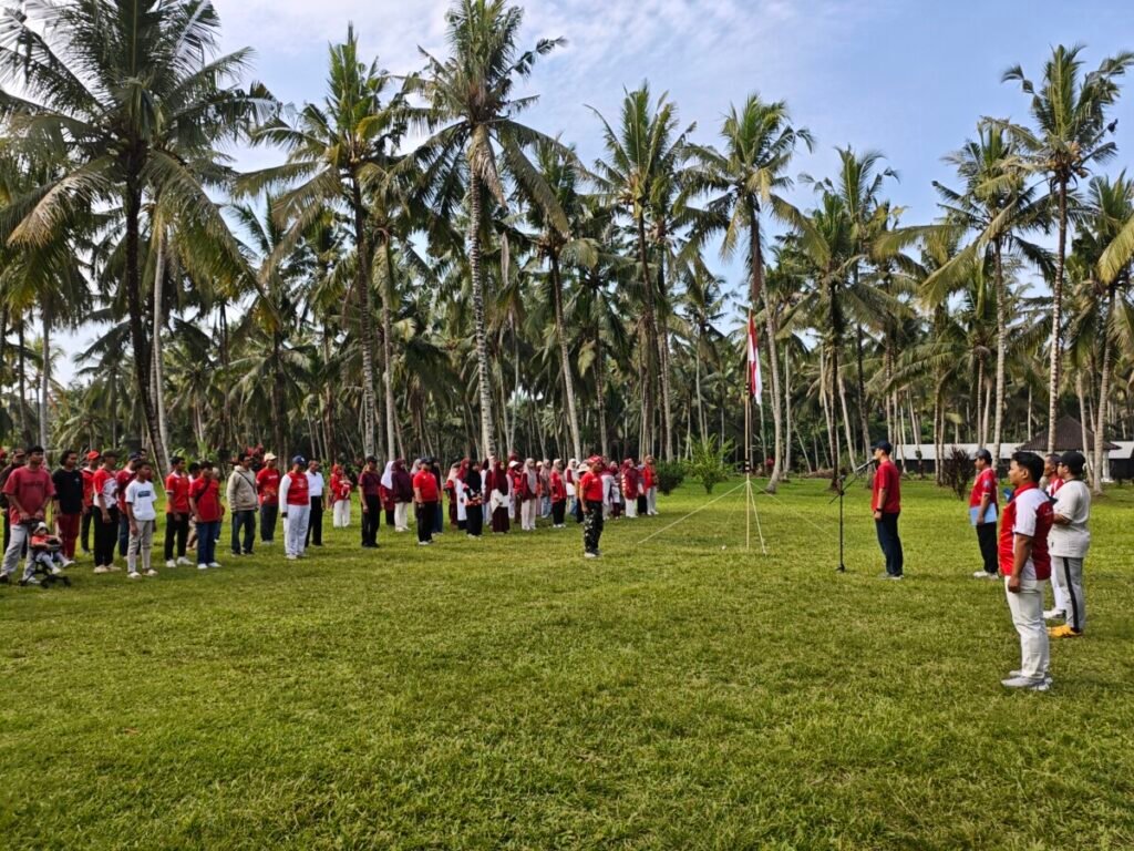 upacara agustusan warga ldii tabanan